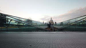 Millennium Bridge Long Exposure Looking Toward St. Paul's Cathedral, London