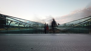 Millennium Bridge Long Exposure Looking Toward St. Paul's Cathedral, London