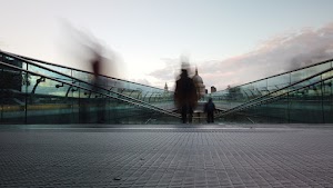 Millennium Bridge Long Exposure Looking Toward St. Paul's Cathedral, London