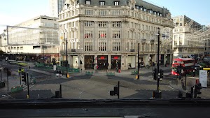 Oxford Circus Intersection at Christmas, London