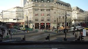 Oxford Circus Intersection at Christmas, London