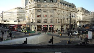 Oxford Circus Intersection at Christmas, London