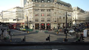 Oxford Circus Intersection at Christmas, London