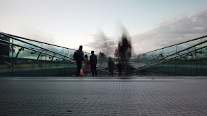 Millennium Bridge Long Exposure Looking Toward St. Paul's Cathedral, London