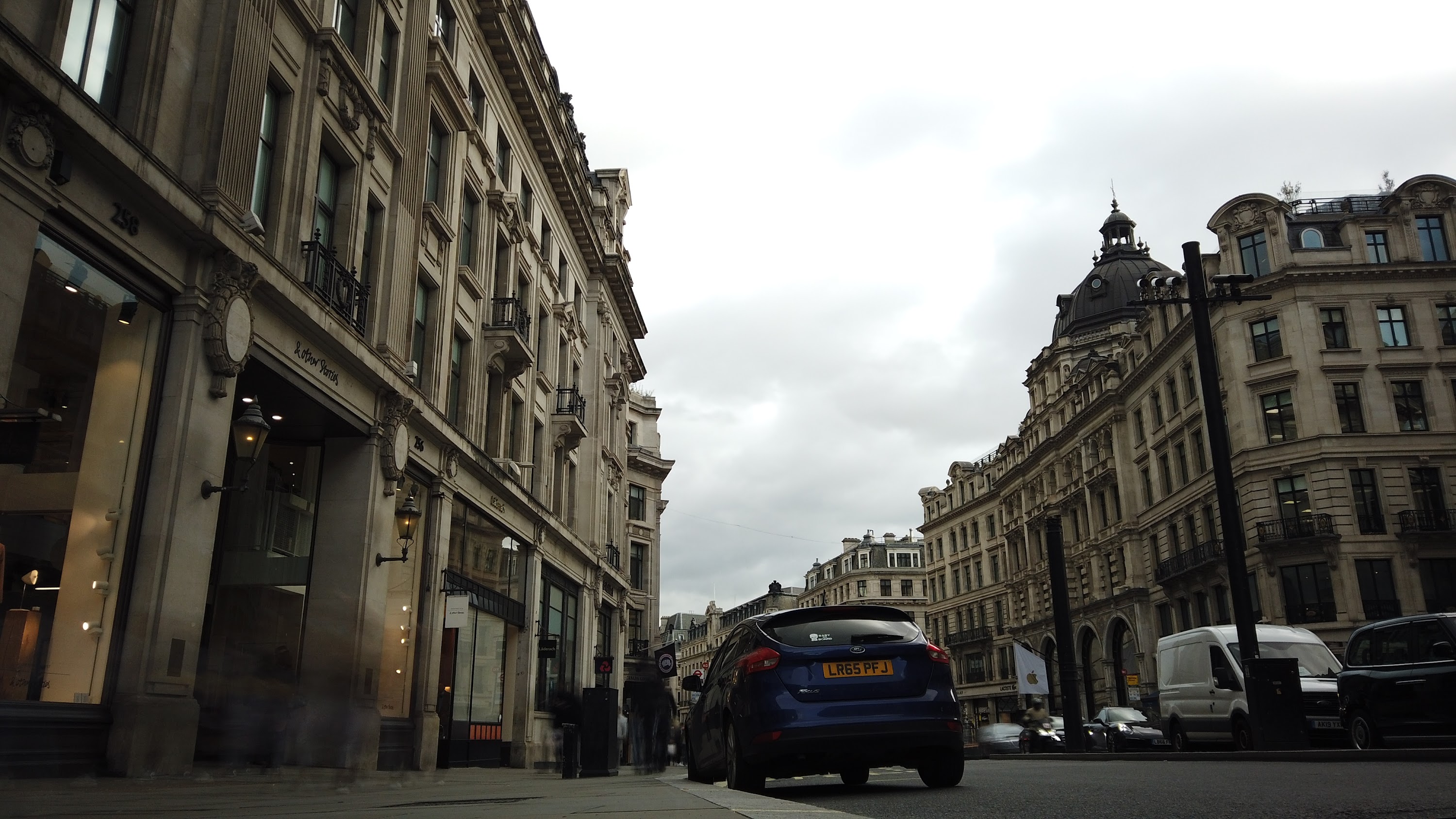 Long Exposure on a Grand London Street at Dusk