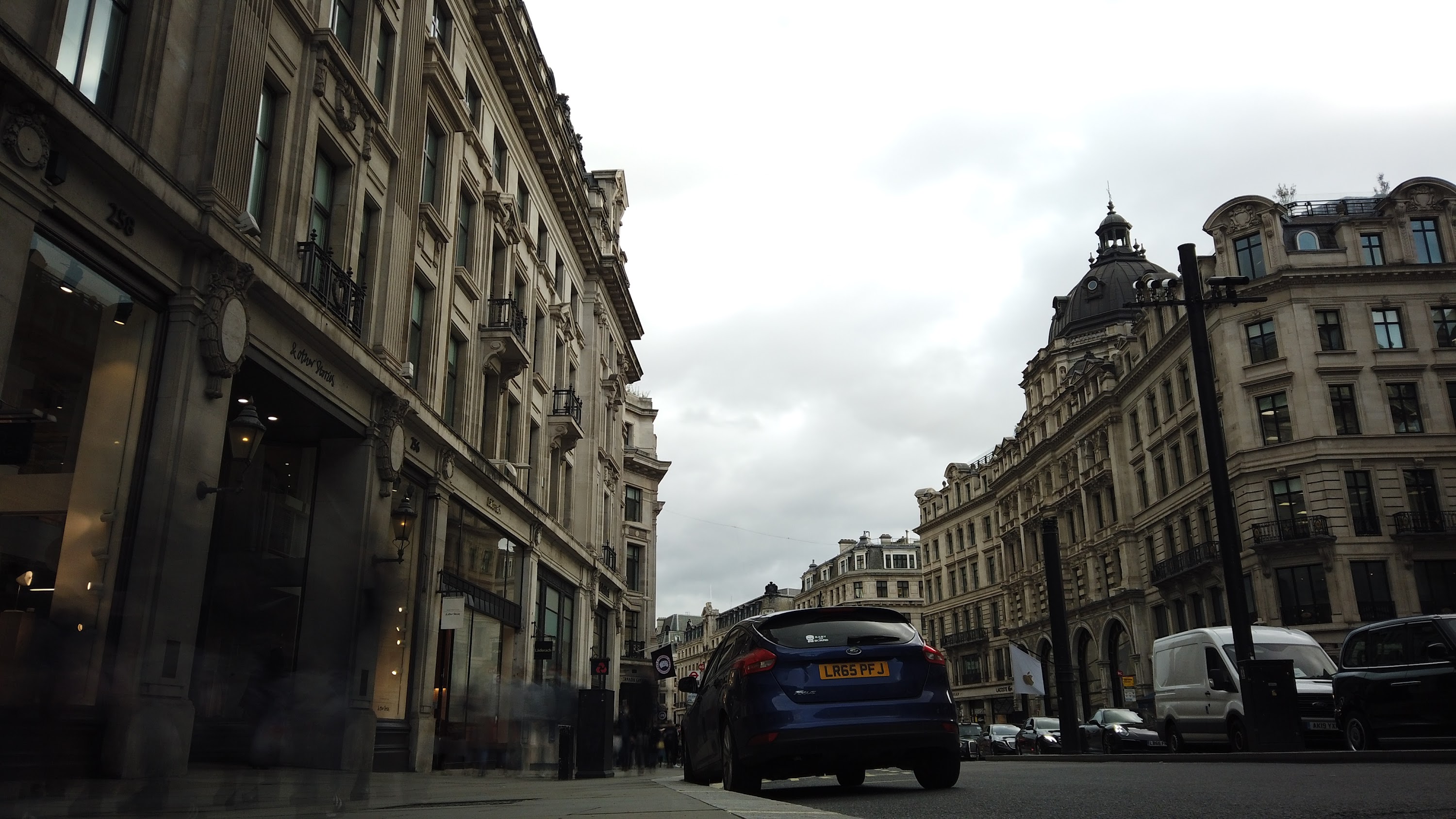 Long Exposure on a Grand London Street at Dusk