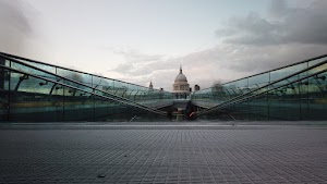 Millennium Bridge Long Exposure Looking Toward St. Paul's Cathedral, London