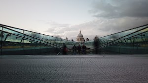 Millennium Bridge Long Exposure Looking Toward St. Paul's Cathedral, London