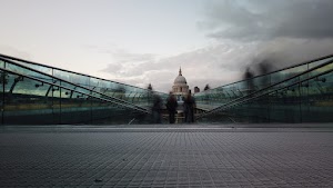Millennium Bridge Long Exposure Looking Toward St. Paul's Cathedral, London