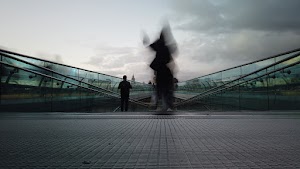 Millennium Bridge Long Exposure Looking Toward St. Paul's Cathedral, London