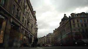 Long Exposure on a Grand London Street at Dusk