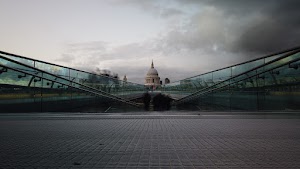 Millennium Bridge Long Exposure Looking Toward St. Paul's Cathedral, London