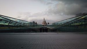 Millennium Bridge Long Exposure Looking Toward St. Paul's Cathedral, London