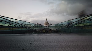 Millennium Bridge Long Exposure Looking Toward St. Paul's Cathedral, London