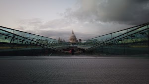 Millennium Bridge Long Exposure Looking Toward St. Paul's Cathedral, London