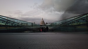 Millennium Bridge Long Exposure Looking Toward St. Paul's Cathedral, London