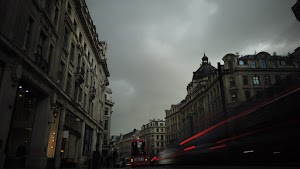 Long Exposure on a Grand London Street at Dusk