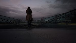 Millennium Bridge Long Exposure Looking Toward St. Paul's Cathedral, London