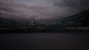 Millennium Bridge Long Exposure Looking Toward St. Paul's Cathedral, London
