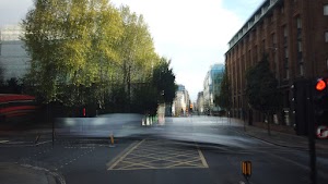 City of London Bus Lane — Buses & Cycles Only Sign