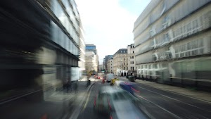 City of London Bus Lane — Buses & Cycles Only Sign