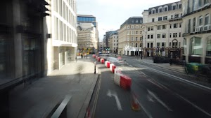 City of London Bus Lane — Buses & Cycles Only Sign