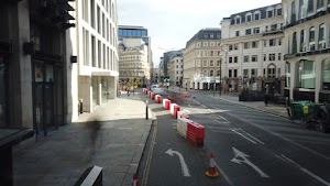 City of London Bus Lane — Buses & Cycles Only Sign