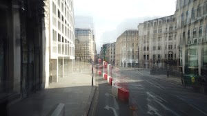 City of London Bus Lane — Buses & Cycles Only Sign