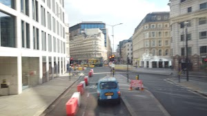 City of London Bus Lane — Buses & Cycles Only Sign