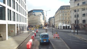 City of London Bus Lane — Buses & Cycles Only Sign