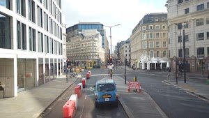 City of London Bus Lane — Buses & Cycles Only Sign