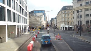 City of London Bus Lane — Buses & Cycles Only Sign