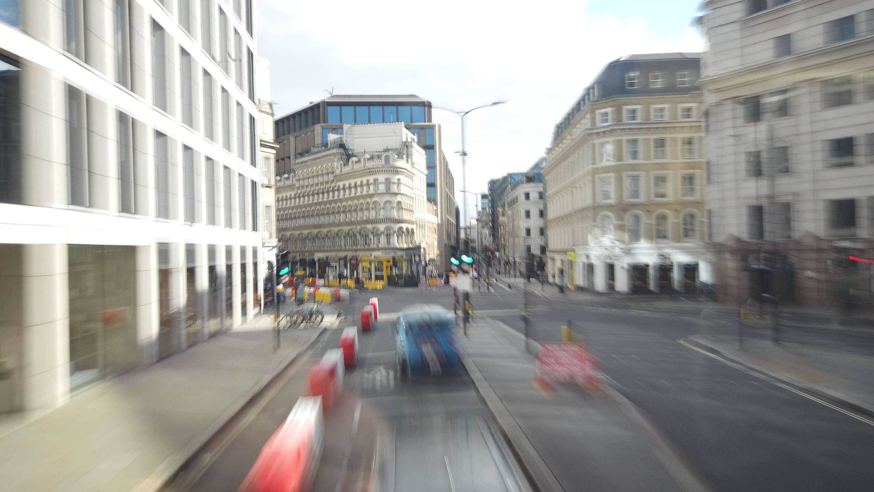 City of London Bus Lane — Buses & Cycles Only Sign