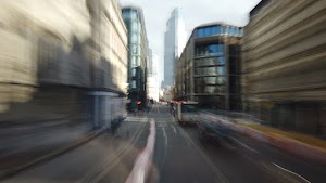 City of London Bus Lane — Buses & Cycles Only Sign