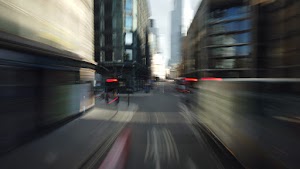 City of London Bus Lane — Buses & Cycles Only Sign