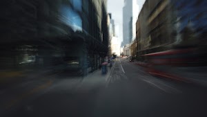 City of London Bus Lane — Buses & Cycles Only Sign
