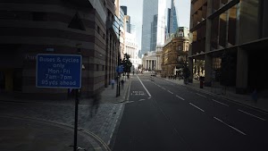 City of London Bus Lane — Buses & Cycles Only Sign