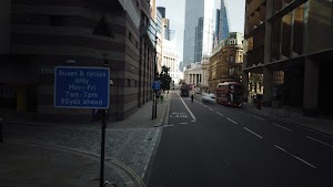 City of London Bus Lane — Buses & Cycles Only Sign