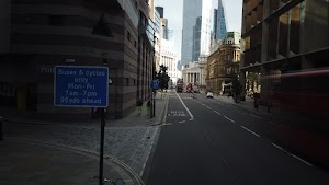 City of London Bus Lane — Buses & Cycles Only Sign
