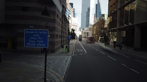 City of London Bus Lane — Buses & Cycles Only Sign