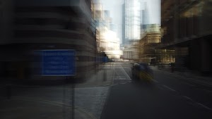 City of London Bus Lane — Buses & Cycles Only Sign