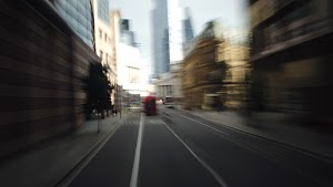City of London Bus Lane — Buses & Cycles Only Sign