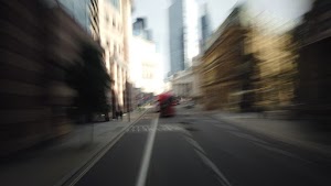 City of London Bus Lane — Buses & Cycles Only Sign