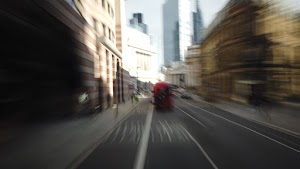 City of London Bus Lane — Buses & Cycles Only Sign