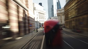 City of London Bus Lane — Buses & Cycles Only Sign