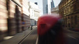 City of London Bus Lane — Buses & Cycles Only Sign