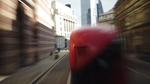 City of London Bus Lane — Buses & Cycles Only Sign