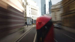 City of London Bus Lane — Buses & Cycles Only Sign