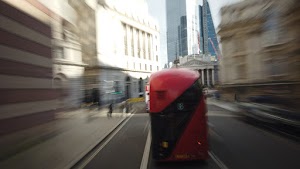 City of London Bus Lane — Buses & Cycles Only Sign