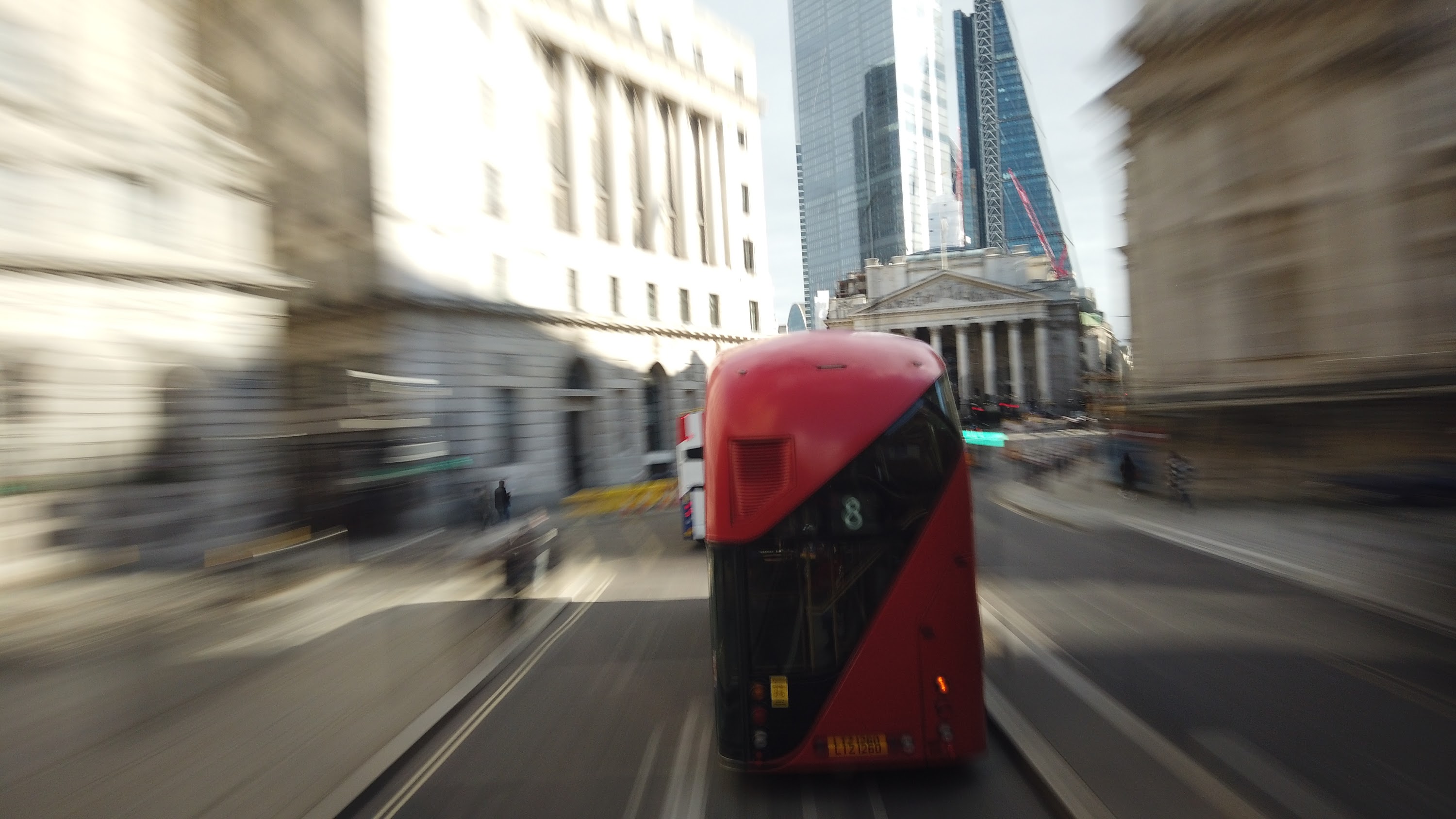 City of London Bus Lane — Buses & Cycles Only Sign